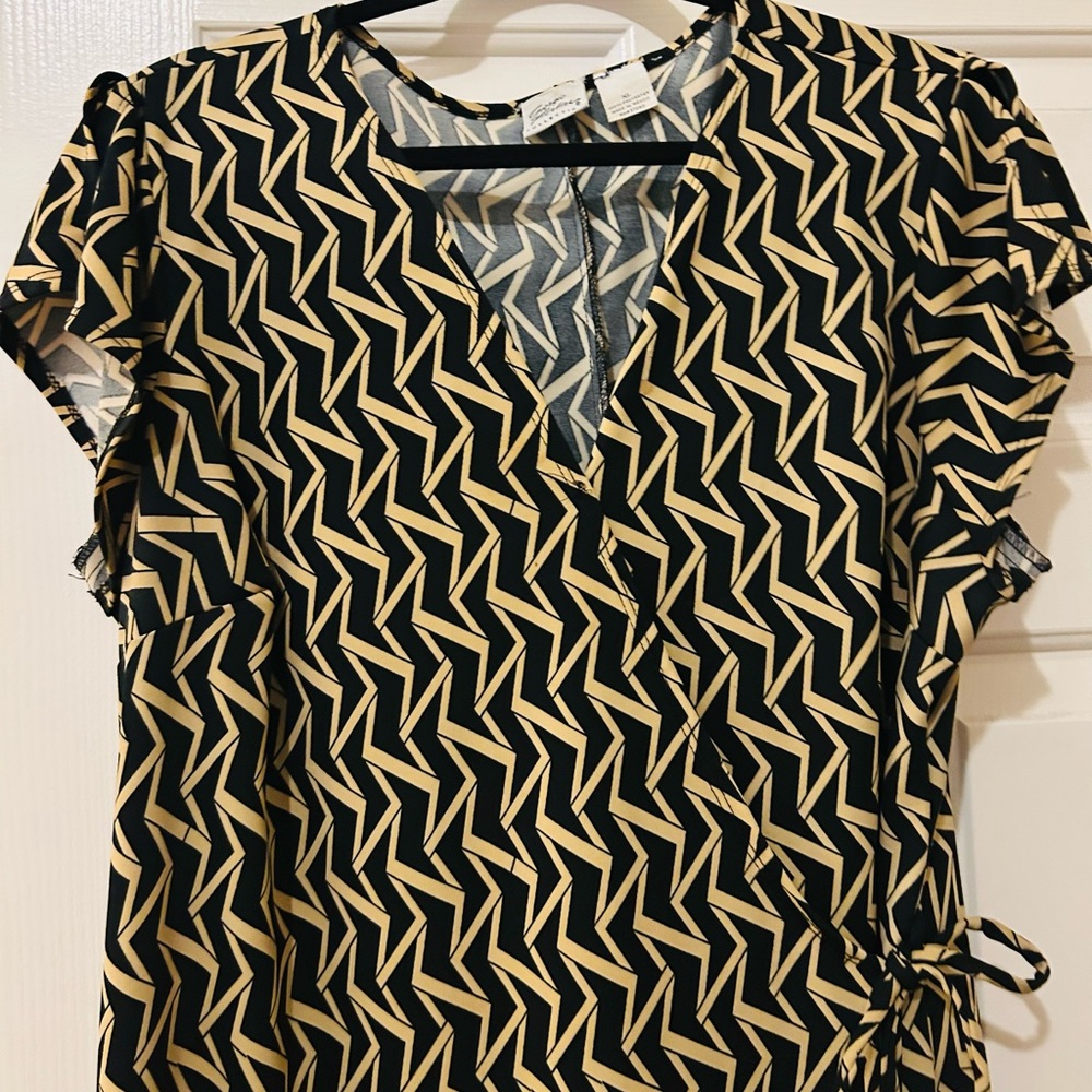 Stylish Black and Cream Women's dress